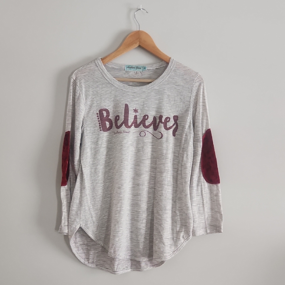 Southern Grace Believer Long Sleeve T Shirt